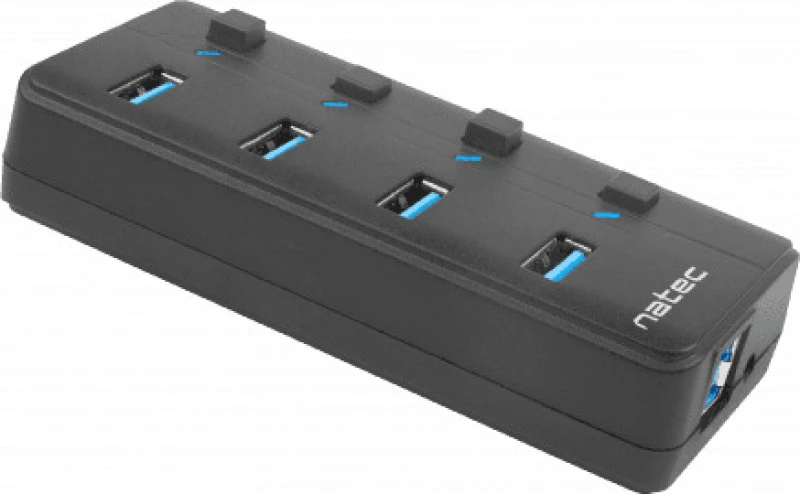 Usb Hub Natec Mantis 2 Nhu-1557 Lack 4X Usb3.0 Black