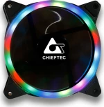Chieftec Af 12Rgb, Case Fan, Black-And-White (Af-12Rgb)