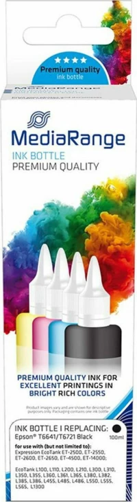 MediaRange Συμβατό Μελάνι Epson T6641/T6721 Black