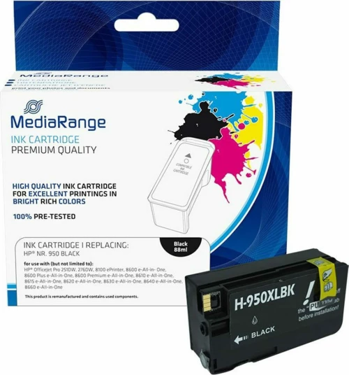 MediaRange Συμβατό Μελάνι HP 950XL Black