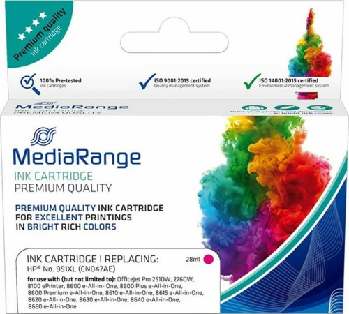 MediaRange Συμβατό Μελάνι HP 951XL Magenta
