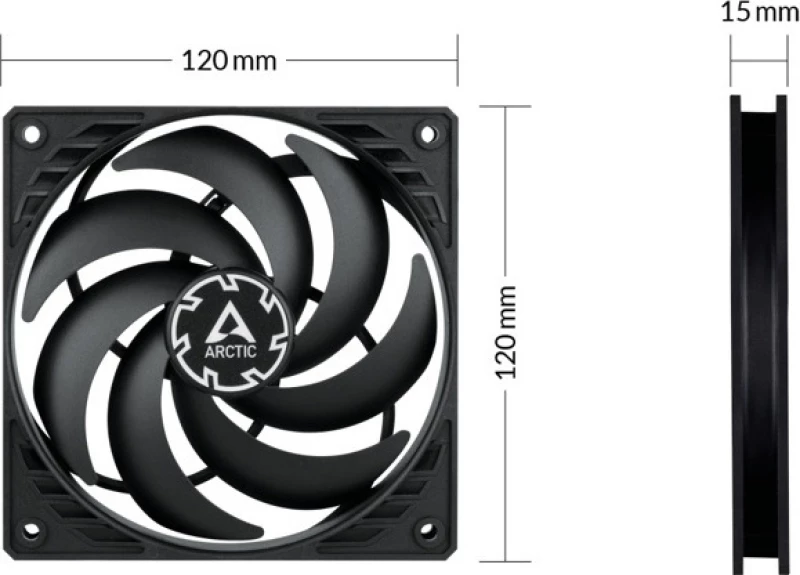Arctic P12 Slim PWM PST