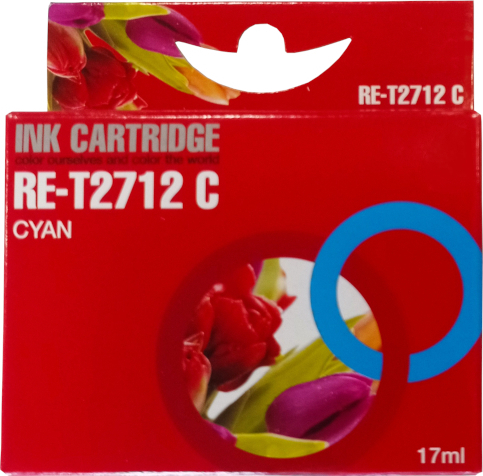 Συμβατό-Epson 27 C13T27124010 Cyan T2712