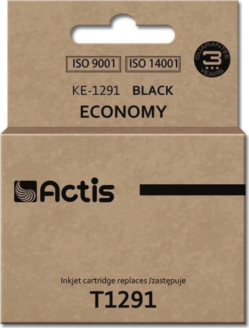 Actis Συμβατό Μελάνι Epson T1291 Μαύρο