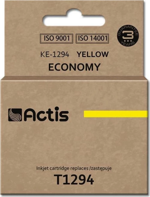 Actis Συμβατό Μελάνι Epson T1294 Κίτρινο