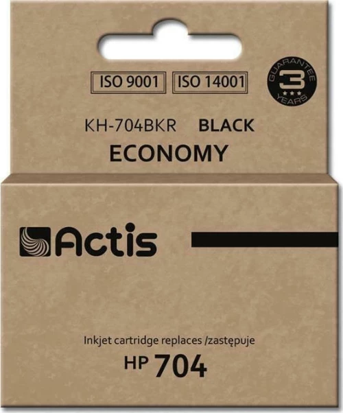 Actis Συμβατό Μελάνι HP 704 Μαύρο