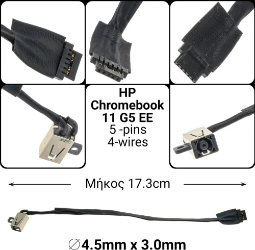 Dc Jack Hp Chromebook 11G 5Ee