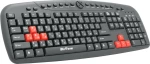 Multimedia Keyboard Detech De6087, Usb, Cyrillic, Black - 6087