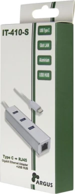 Αντάπτορας Δικτύου Usb Inter-Tech Lan- Argus It-410-S