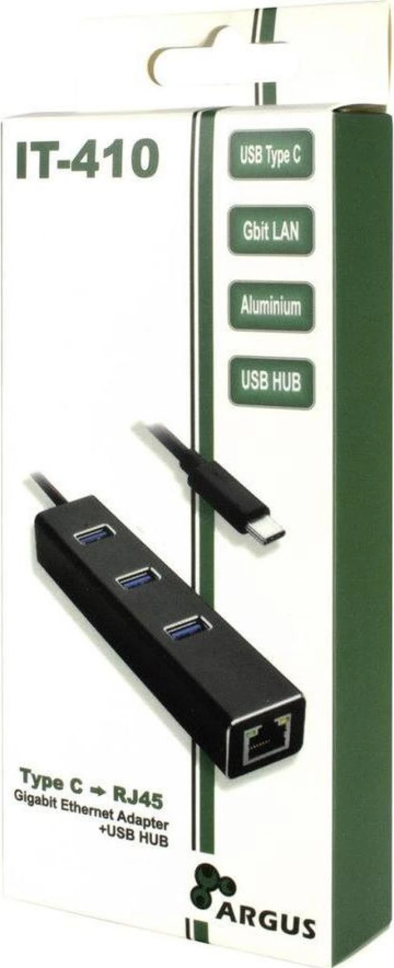 Αντάπτορας Δικτύου Usb Inter-Tech Lan- Argus It-410