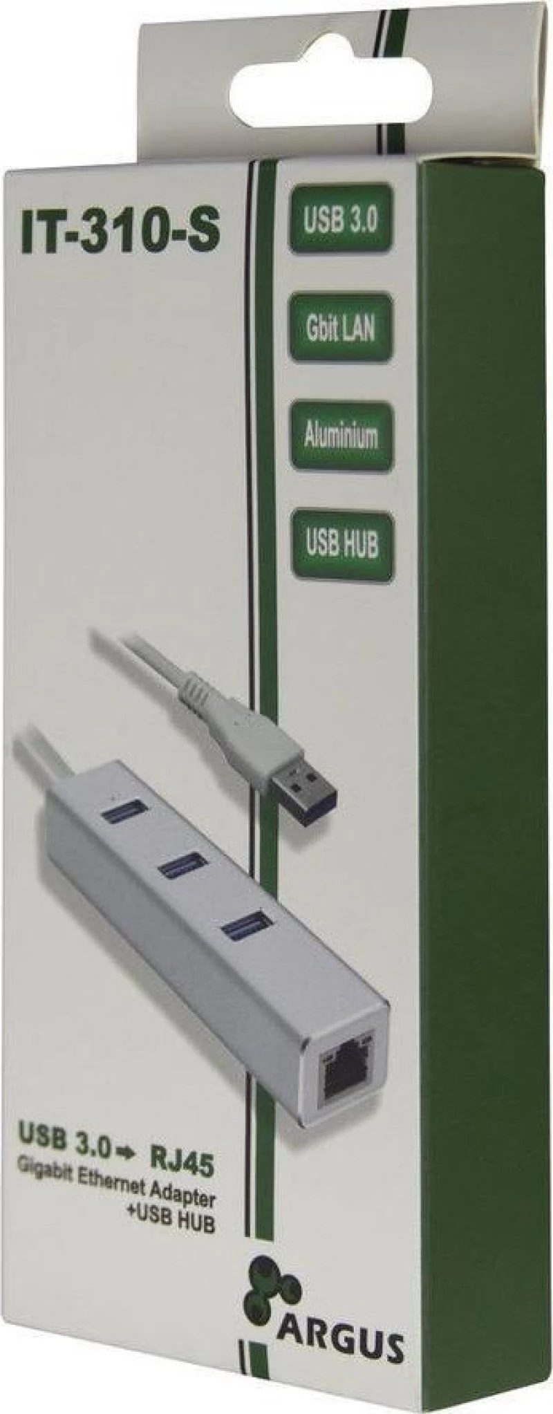 Αντάπτορας Δικτύου Usb Inter-Tech Lan Argus It-310-S