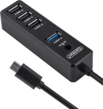 Earldom Usb Hub Adapter 3Xusb 2.0, 1Xusb 3.0 Et-Hub08 (Μαύρο)