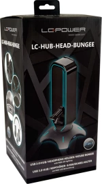 LC-Power USB Hub & Headphone Holder