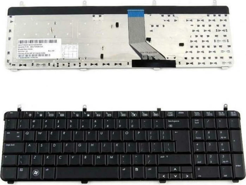 Πληκτρολόγιο για HP Pavilion dv7-2000/2100 UK Μαύρο (40291US)