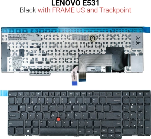 Πληκτρολόγιο για Lenovo E531 Μαύρο (K299)