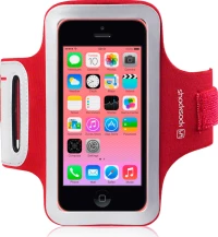 Shocksock Armband iPhone 5C (Red/White)