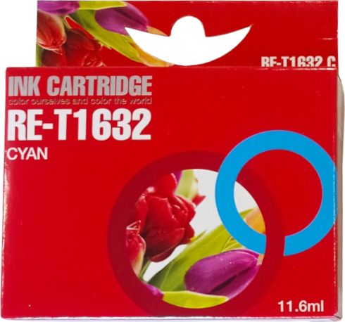 Συμβατό-EPSON T163240 XL / 16XL C13T16324010 cyan