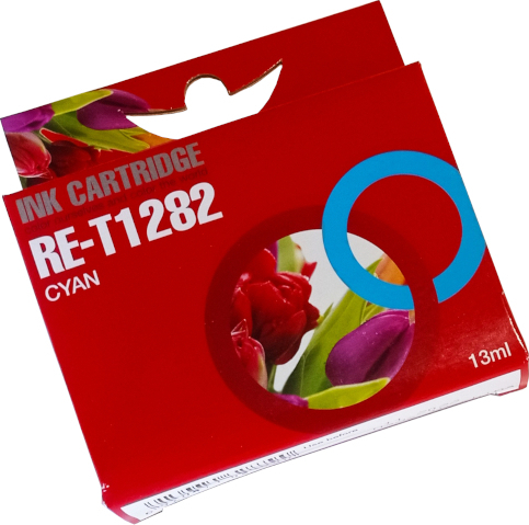 Συμβατό-EPSON T1282 T12824010 Cyan