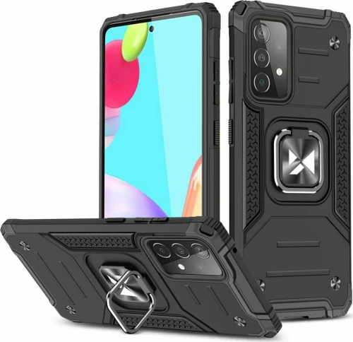 Wozinsky Ring Armor Back Cover Πλαστικό Μαύρο (Galaxy A52)