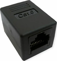 Value RJ-45 Modular Coupler Cat.6 (Class E) UTP black 21.99.3001