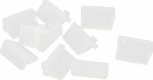Μαλακό Πλαστικό Κάλυμμα Υποδοχής Θύρας USB (13cm) (2τμχ) (Διάφανο) (OEM)