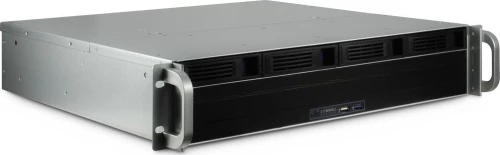 Inter-Tech Case 2U 2404S Μαύρο