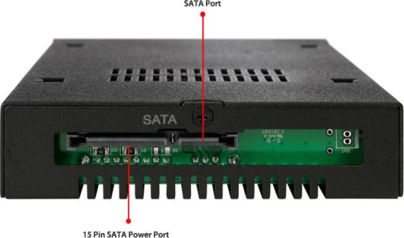 Icy Dock MB991SK-B drive bay πίνακας Μαύρος (Μαύρο)