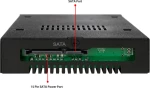 Icy Dock MB991SK-B drive bay πίνακας Μαύρος (Μαύρο)