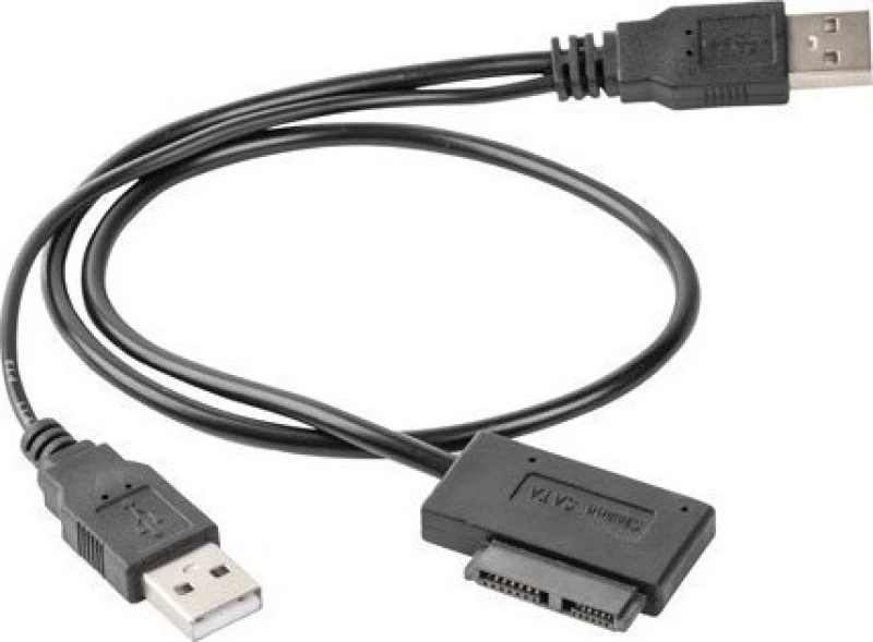 Cablexpert External Usb To Sata Adapter For Slim Sata Ssd, Dvd A-Usata-01