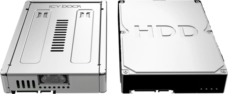 Πλαίσιο Για Σκληρούς Δίσκους Icy Dock Mb982Sp-1S Silver | 2.5"To 3.5" Sata&Ssd Converter