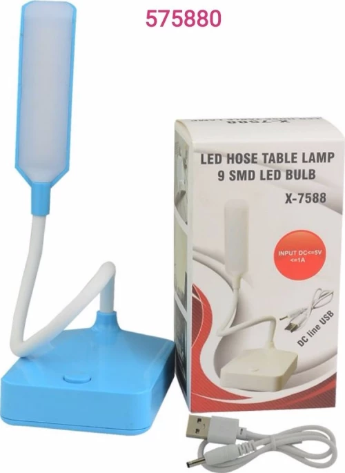 Led Hose Table Lamp Μπλε