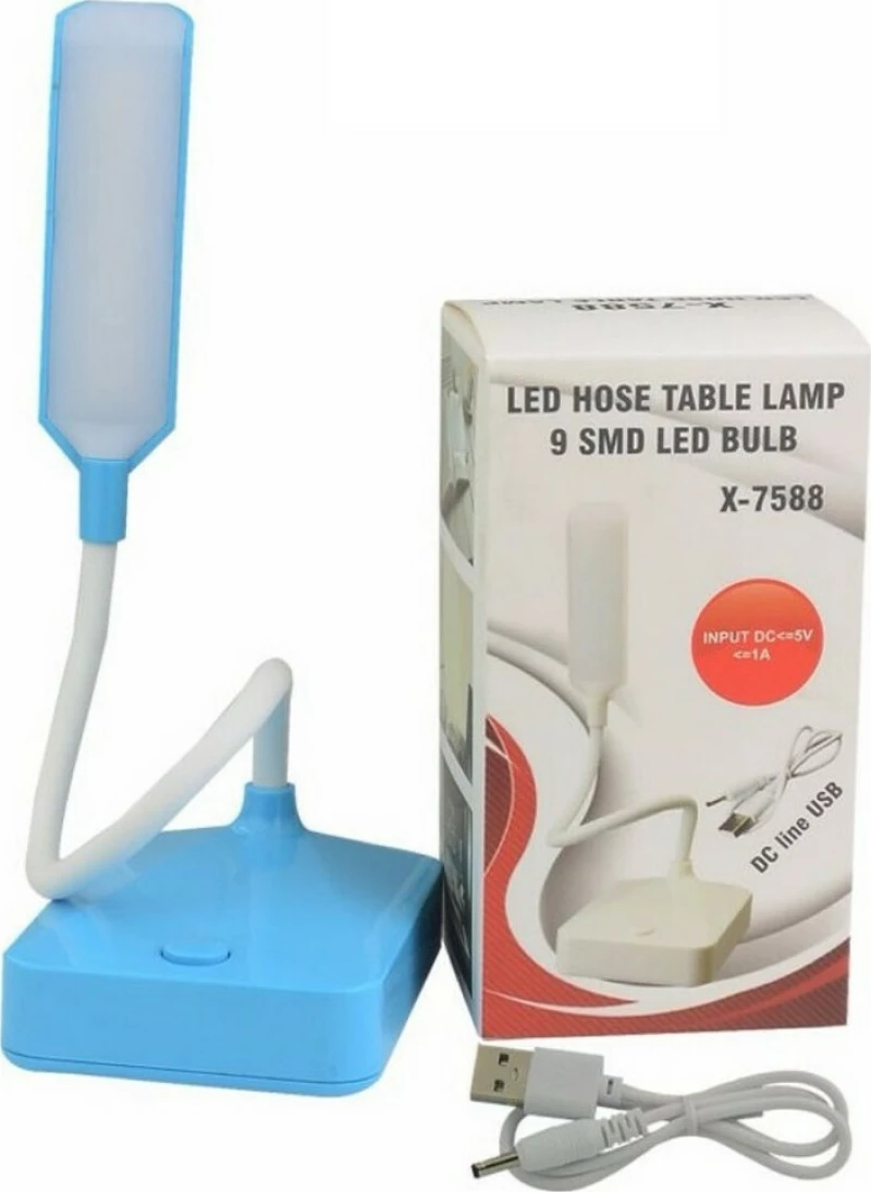 Led Hose Table Lamp Μπλε