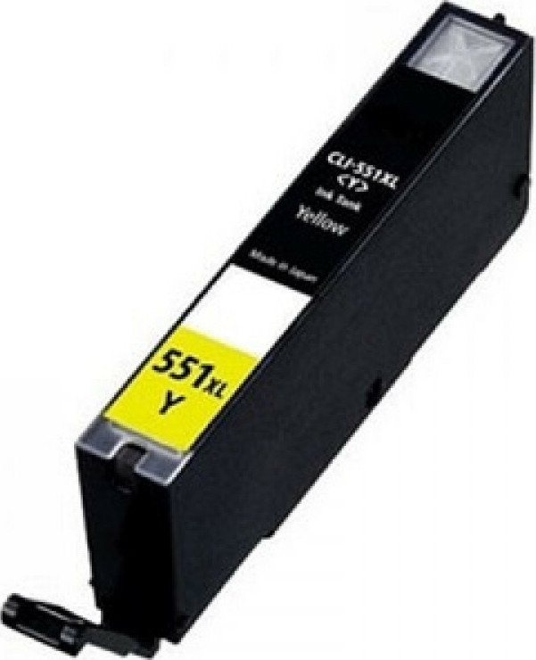 Συμβατό Μελάνι Canon CLI551 XL Κίτρινο