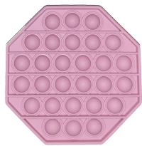 Pop It Παιχνίδι Στρες Ανακούφισης παζλ- Bubble Sensory Decompression Toy παζλ για ενήλικες Παιδιά - Octagon Pink (oem)