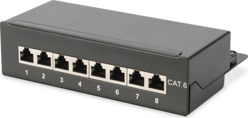 Patch Panel Digitus 8 Port Cat6E 10"Stp Dn-91608Sd