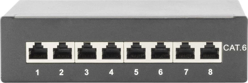 Patch Panel Digitus 8 Port Cat6E 10"Stp Dn-91608Sd
