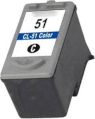 Συμβατό-Canon CL-51XL Colour - 0618B001