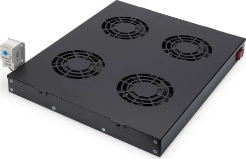 Digitus Ανεμιστήρες Rack 483mm 19" Μαύρο