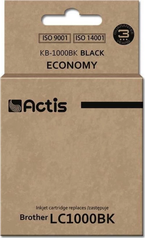 Actis Συμβατό Μελάνι Brother LC1000BK Μαύρο