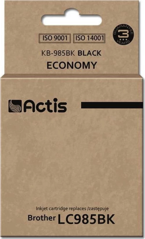 Actis Συμβατό Μελάνι Brother LC985BK Μαύρο