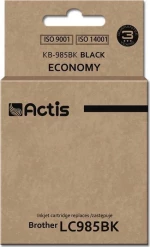 Actis Συμβατό Μελάνι Brother LC985BK Μαύρο