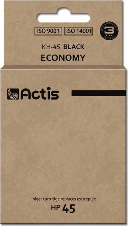 Actis Συμβατό Μελάνι HP 45 Μαύρο