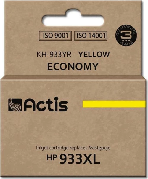 Actis Συμβατό Μελάνι HP 933XL Κίτρινο