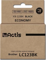 Actis Συμβατό Μελάνι Brother LC123BK Μαύρο