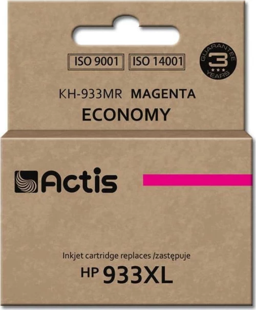 Actis Συμβατό Μελάνι HP 933XL Ματζέντα