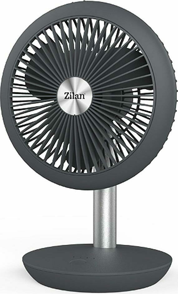 Zilan Μικρός Επαναφορτιζόμενος Επιτραπέζιος Ανεμιστήρας Μαύρο