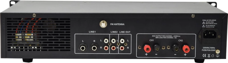 Adastra A2 Στερεοφωνικός Ενισχυτής 2X200W Rms (Τεμάχιο)