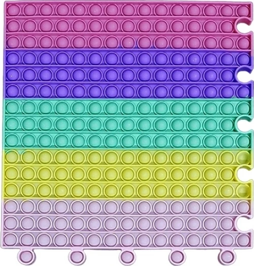 Pop it Fidget Puzzle Πολύχρωμο 225POP