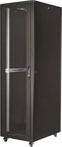 Elegant Επιδαπέδια καμπίνα για Rack 42U με βάθος 1000cm Μαύρο