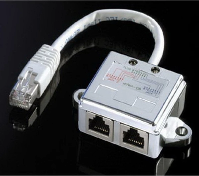 Value T-Adapter STP Cat.5e